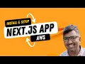 Deploy a Next js App to Github in AWS Amplify Web Hosting