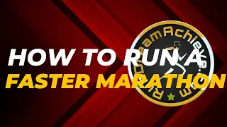 how to run faster marathon times on less mileage