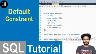 Default Constraint in SQL SQL Tutorial