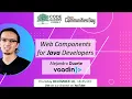 Web Components for Java Developers Meetup di Code Garden Roma
