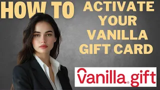 How to activate your Vanilla gift card I DOUBLE Z