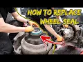 How to Replace A Wheel Seal on Semi Wheel Seal Leak Wheel Seal Inspections