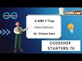 X AND Y Tree Starters 70 CodeChef DCC NIT-A