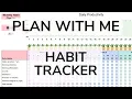 Set Up My March Habit Tracker With Me Daily Habits for a Productive Balanced Month