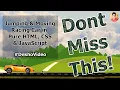 Moving Lamborghini Car Animation Using Pure HTML CSS JavaScript
