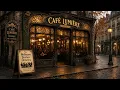 Autumn at Café Lumière 🍂🎷 3 Hours Parisian Jazz Café | Rainy Paris Street Ambience