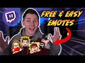 How To Make Twitch Emotes For FREE Fast And Easy