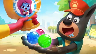 ลูกกวาดซุปเปอร์พาวเวอร์🍬 | การ์ตูนเด็ก | เบบี้บัส | นายอําเภอลาบราดอร์ | Kids Cartoon | BabyBus