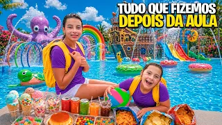 😱 TUDO QUE FIZEMOS DEPOIS DA ESCOLA! 🏖️ FOMOS PRA UMA MANSÃO NA BEIRA DA PRAIA 🌊✨