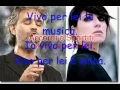 Download Lagu Vivo per lei con testo -Andrea Bocelli e Giorgia