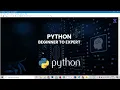 PYTHON INSTALLATION - DATA ANALYSIS MASTERCLASS