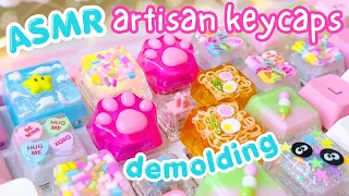 ASMR 🍡 Demolding Unique Resin Artisan Keycaps! 🎨 [20+ Mins] Compilation