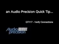 QT117 - Verify Connections