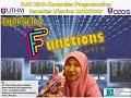 Chapter 4 - Functions DAC 11102 Computer Programming-Semester
