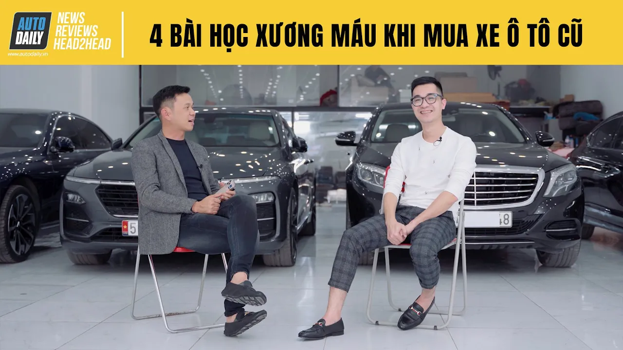 Outline Video 4 bài học xương máu khi mua xe ô tô cũ - Kinh nghiệm để tránh bị "dính đòn" |Autodaily.vn|