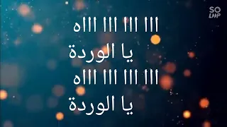 كلمات الوردة لي نحكي عليها حبيب شنكاوي انا لي صنتك يا وردة سمير لوصيف New Mix Lwarda Parole 
