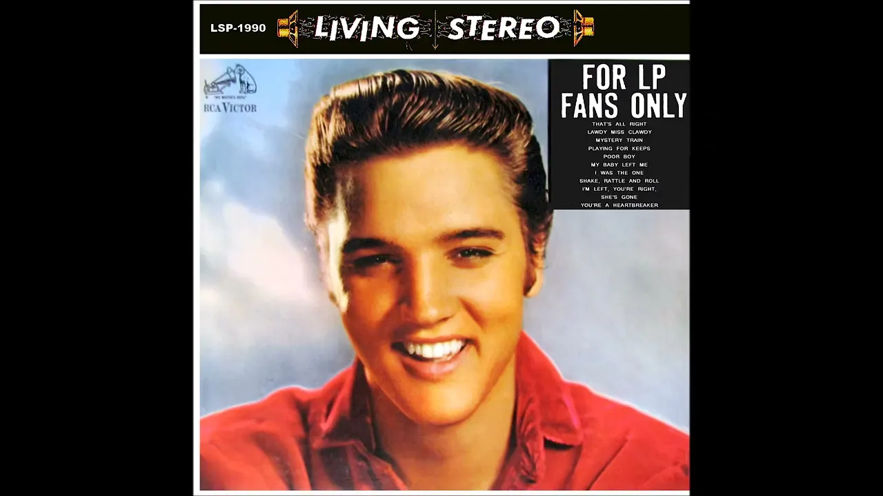 ELVIS FOR LP FANS ONLY ALBUM & BONUS TRACKS 1959 STEREO 6. My Baby Left Me