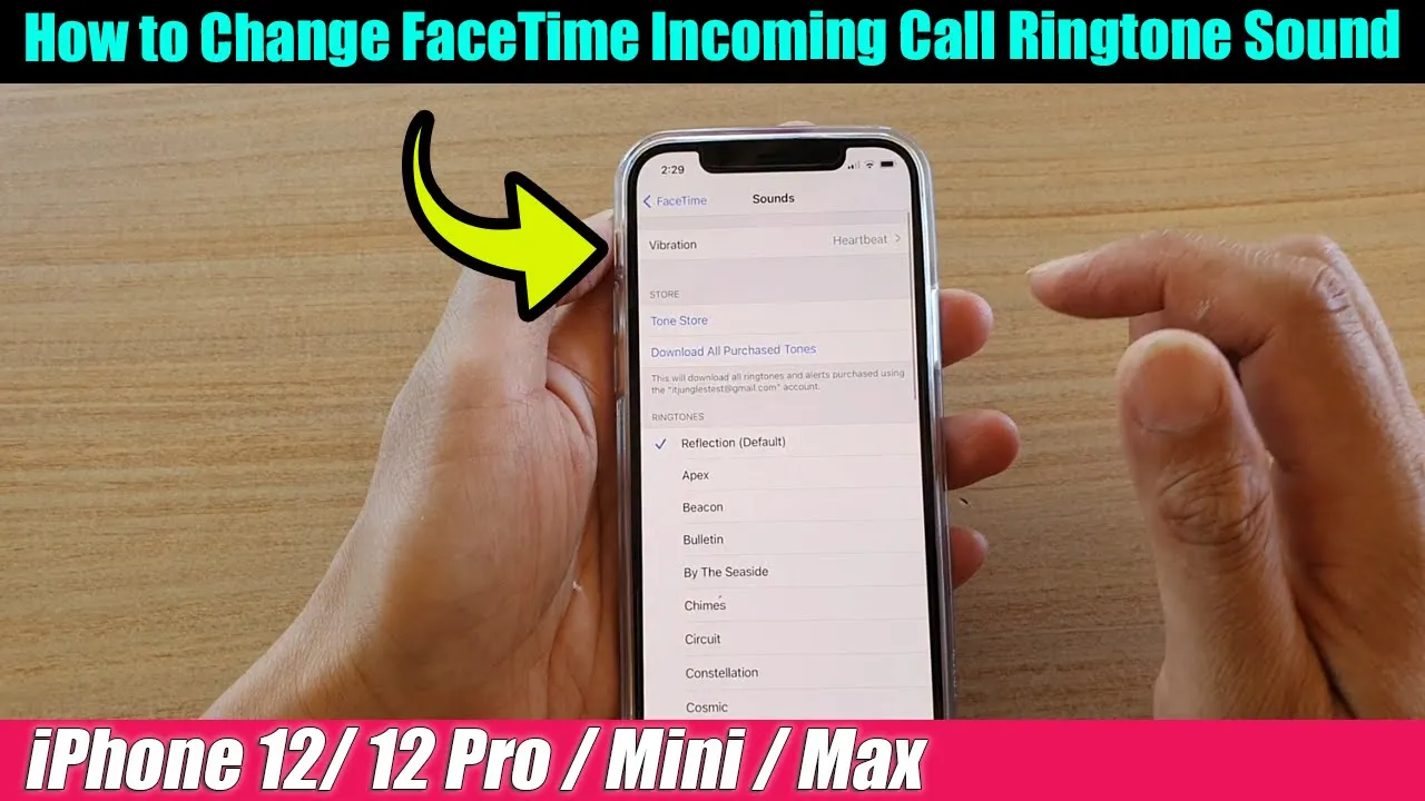 iPhone 12/12 Pro: How to Change FaceTime Incoming Call Ringtone Sound