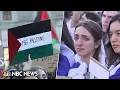 Colleges students across the U S clash over Israel-Palestine conflict