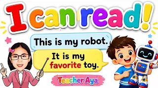 Can You Read These Simple Sentences? | Kids Reading Practice | Easy Reading Practice for Kids