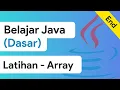 End - User defined array Check array item dan Swapping array Java Dasar