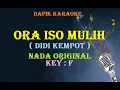 Lagu Ora Iso Mulih (Karaoke) Didi Kempot Nada cowok Original  F