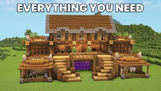Minecraft Ultimate Survival House Tutorial How To Build