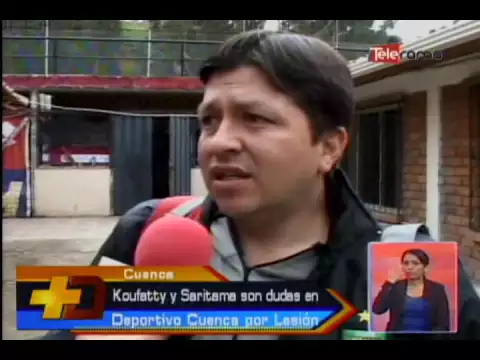 Koufatty y Saritama son dudas en Deportivo Cuenca por lesión