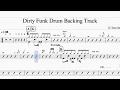 Download Lagu Drum Backing Track - Dirty Funk - Full Transcription - Drumless Music - Minus Drums - Drum Playalong