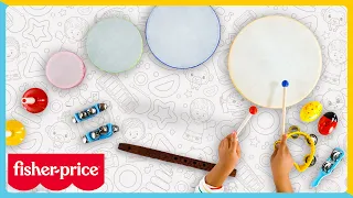 Brinquedos e Sons! | Fisher-Price Mundo dos Sentidos | Atividades Sensoriais para Crianças