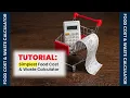 TUTORIAL The Simplest Food Costs Waste Calculator