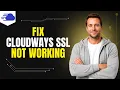 How To Fix Cloudways SSL Not Working Step By Step Guide
