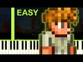 TERRARIA THEME - EASY Piano Tutorial
