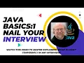 Master Java Basics Ace Your Interviews Like a Pro Java Class 1