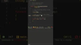 C Find and remove duplicate characters in a sentence demonstration