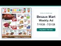 Breaux Mart Weekly Ad 26 - 26 Best Deals