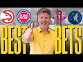 NBA BEST Wednesday Picks Hawks vs Pistons Rockets vs Timberwolves NBA Predictions Today
