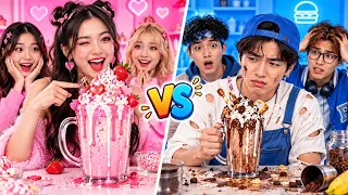 👩‍🍳🔥 ทีมชาย VS ทีมหญิง! ศึกทำอาหารสุดสนุก & ไอเดียอาหารสร้างสรรค์ | 123 GO!