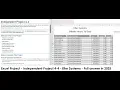 Excel 2021 In Practice - Ch 4 Independent Project 4-4