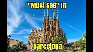 The one thing you MUST SEE in Barcelona Spain. De La Sagrada Familia.  Massive Cathedral by Gaudi