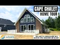 CAPE CHALET STYLE MODULAR HOME TOUR - PERFECT LAKE HOUSE Pennwest Homes Baycrest Tour