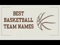 Basketball Team Name Ideas Good Cool Funny for Girls and Boys