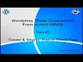 Wordpress Theme Development tutorial from scratch Part 9 Create Post and Display on theme page