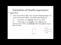 BCS304 Postfix Expression Evaluation