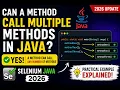 209 Can a method call multiple methods in Java Selenium Java 2026