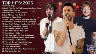 Thumbnail Éxitos en Inglés 2019 ✬ Ed Sheeran, Maroon 5, Bruno Mars, Charlie Puth ✬ Pop Mix 2019