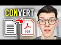 How To Convert Text In To PDF - Full Guide