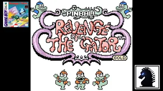 GBC Pinball Revenge Of The Gator Gold 