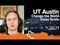 8 Short Answer Tips for Please share how you believe UT Austin will prepare you to Change the World