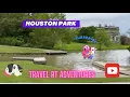 A beautiful Houston Texas park with an alligator